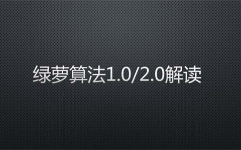 百度绿萝算法完全解读